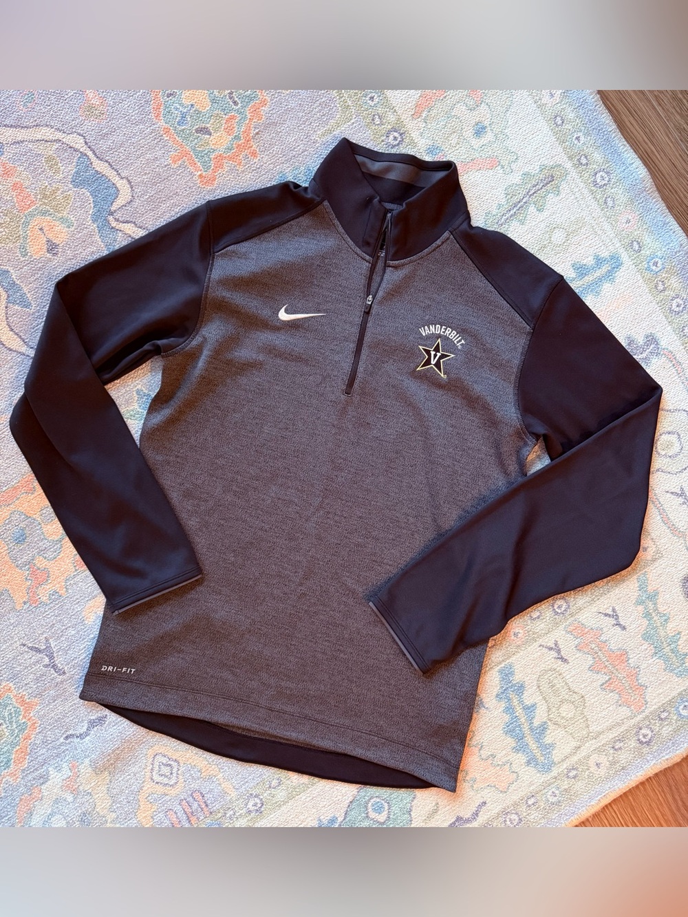 Gray Vandy Half Zip Pullover